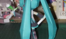 动漫纸模,创意手工打造立体动漫角色